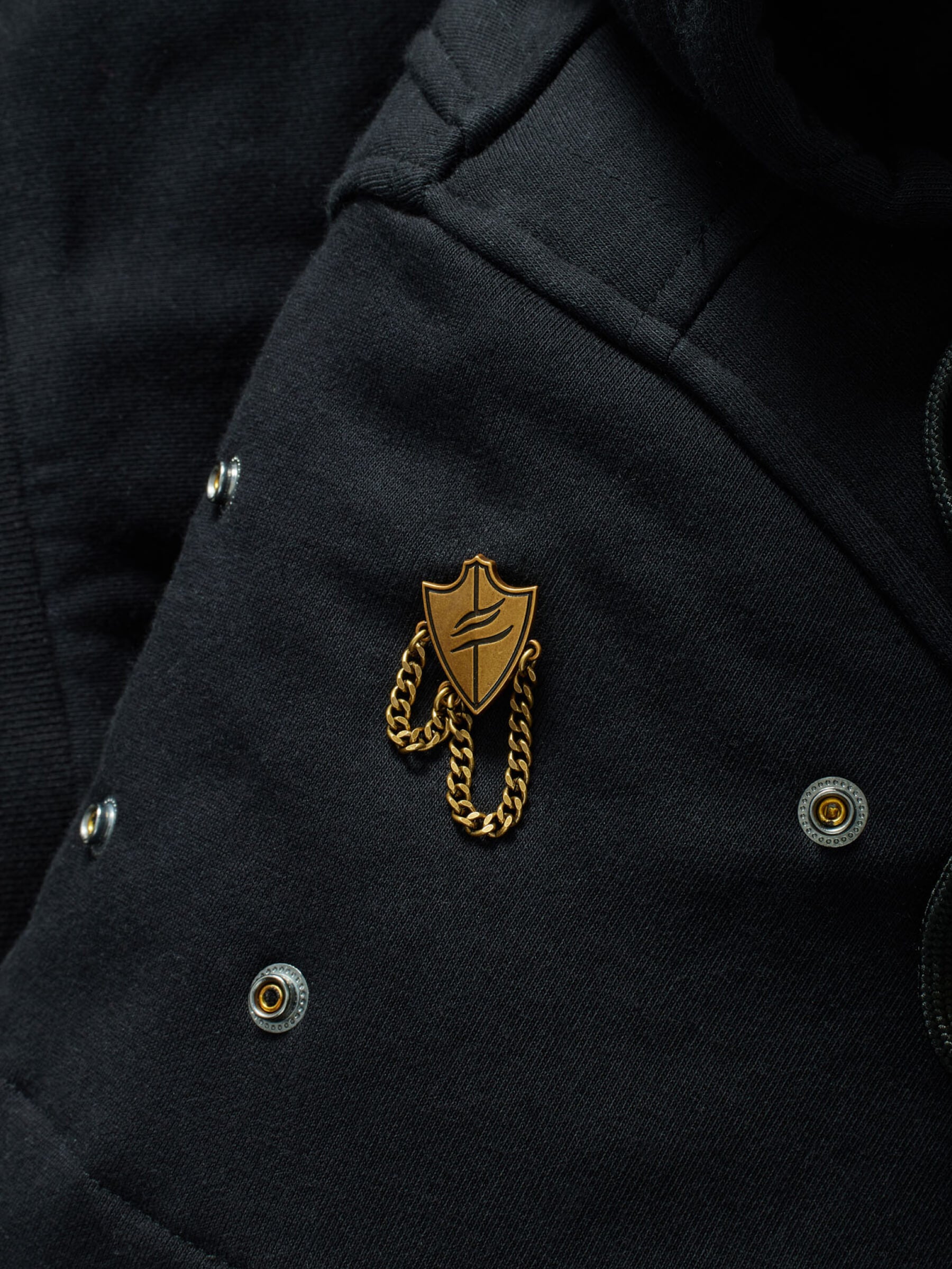 Claw Mark Shield RPG Snap from Patch Notes Apparel in Ancient Gold