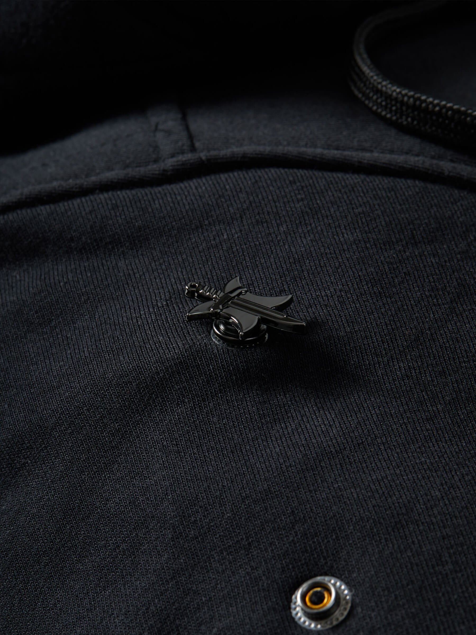 Night Blade RPG Snap from Patch Notes Apparel in Gunmetal Silver