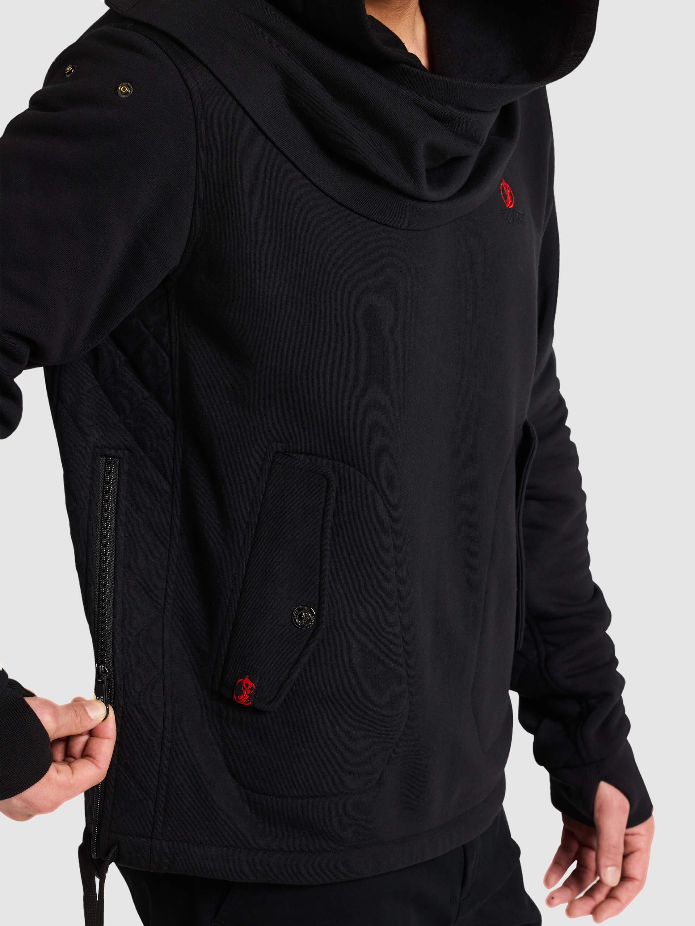 Sorcerer Pullover Hoodie - Black - Patch Notes Apparel