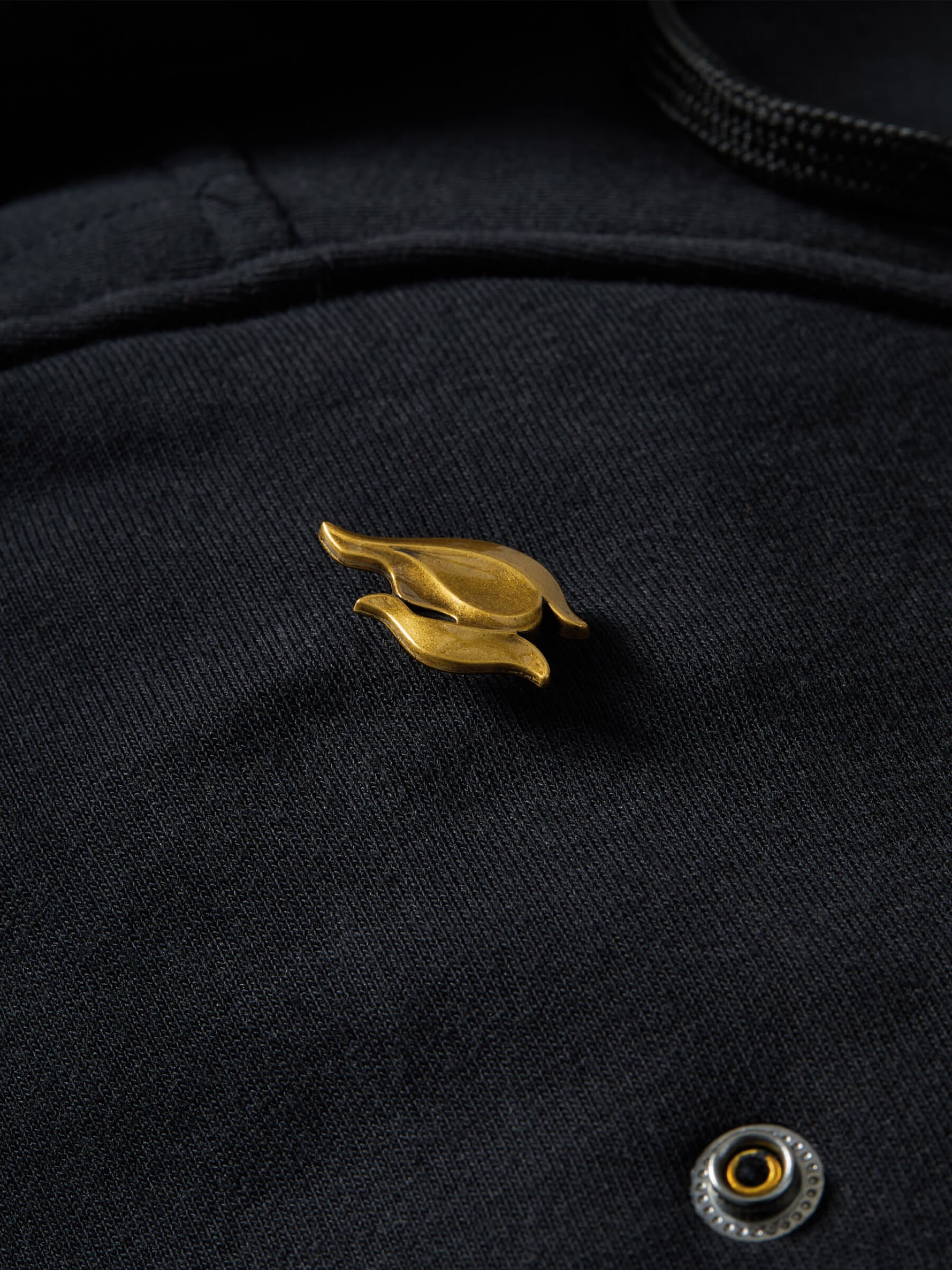 Rising Flames RPG Snap from Patch Notes Apparel in Ancient Gold