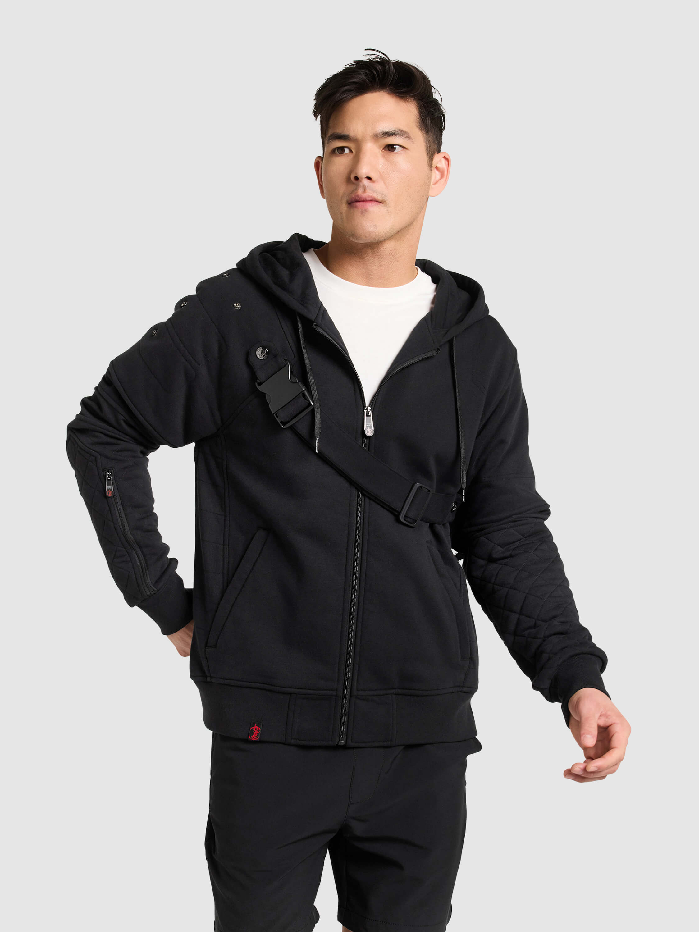 Warrior Hoodie - Black - Patch Notes Apparel