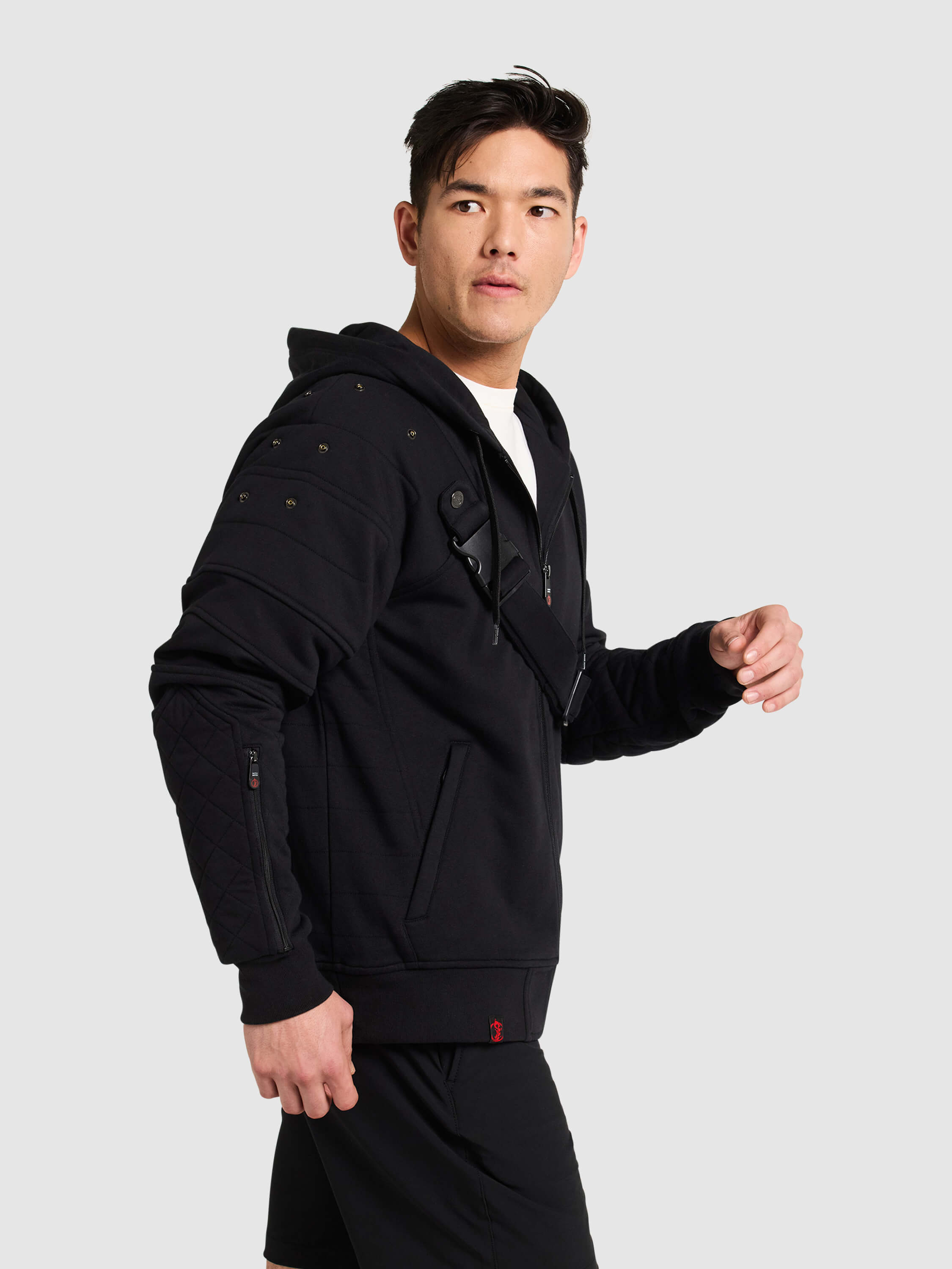 Warrior Hoodie - Black - Patch Notes Apparel