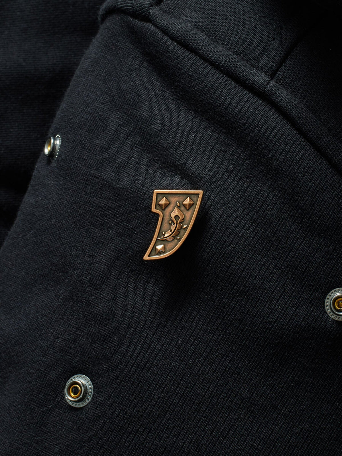 Studded Phoenix Plate RPG Snap from Patch Notes Apparel in Ancient Copper