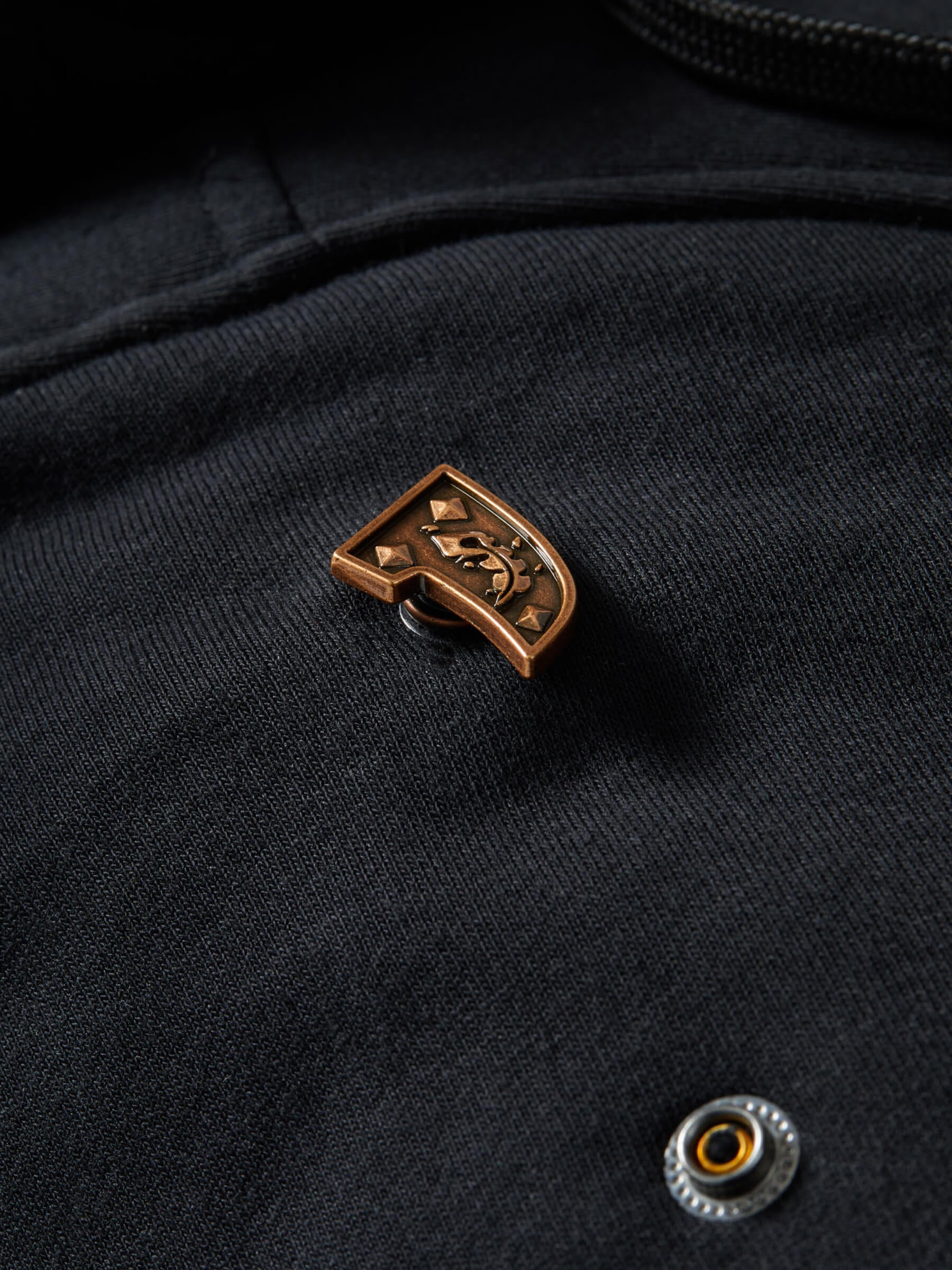 Studded Phoenix Plate RPG Snap from Patch Notes Apparel in Ancient Copper