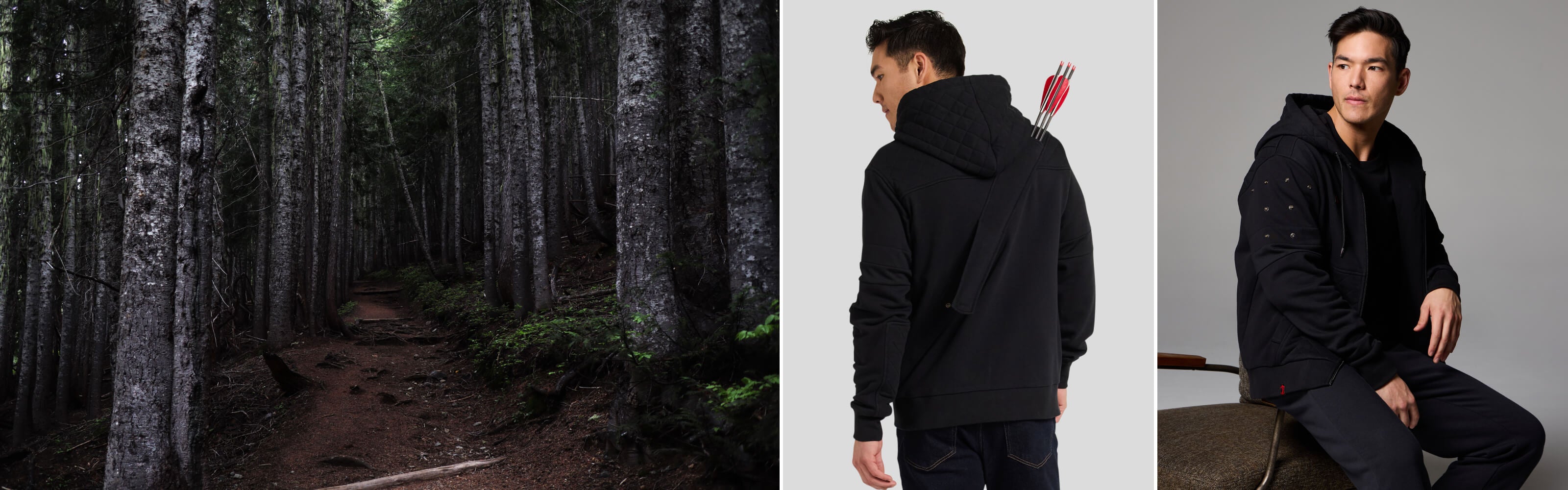 【関税・送料込】Archer vibe diagonal pocket warmer hoodie TBA High Neck Hoodies for Women Oversized Half Zip