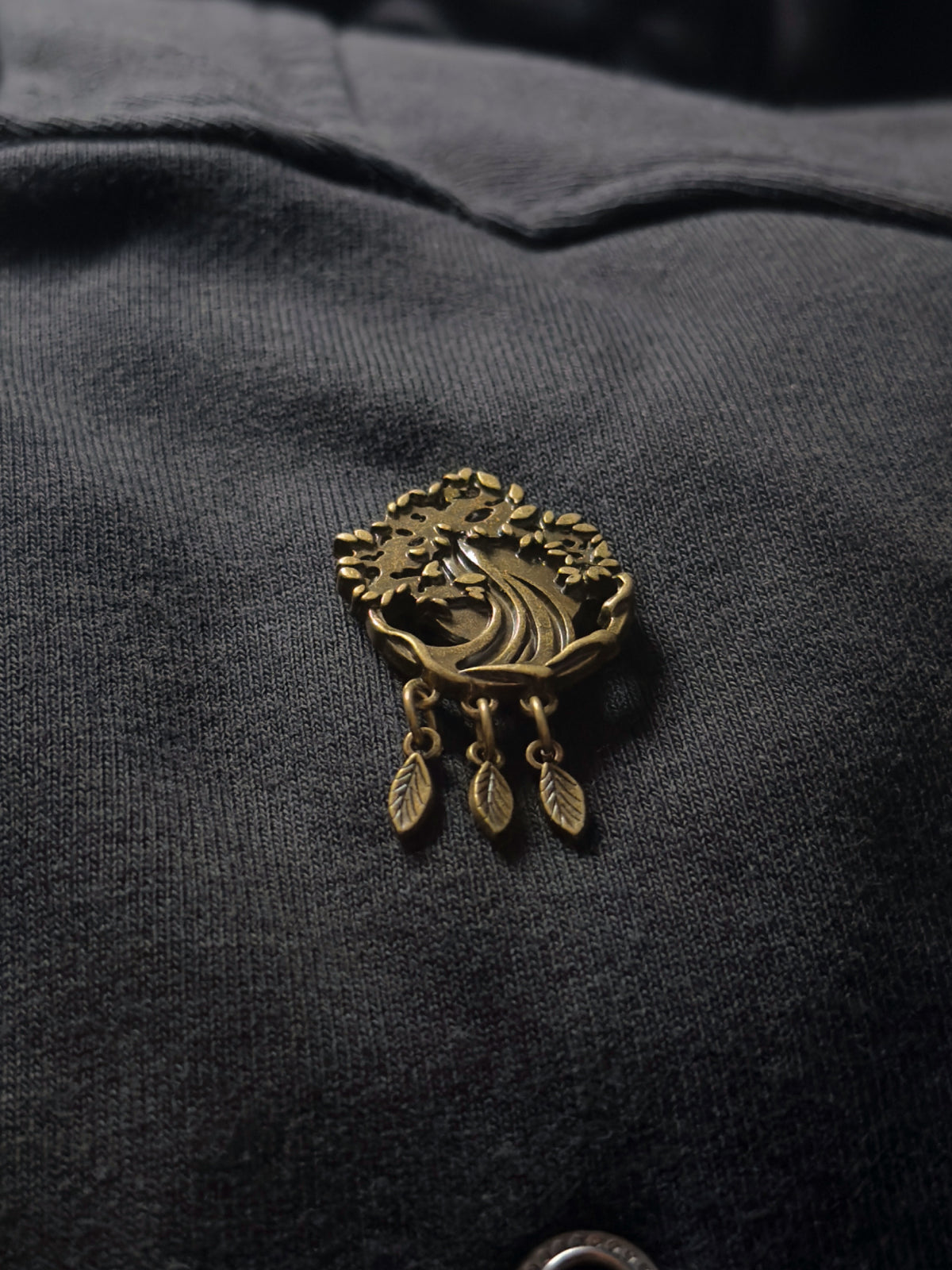 Circle of the Land RPG Snap from Patch Notes Apparel in Aged Brass
