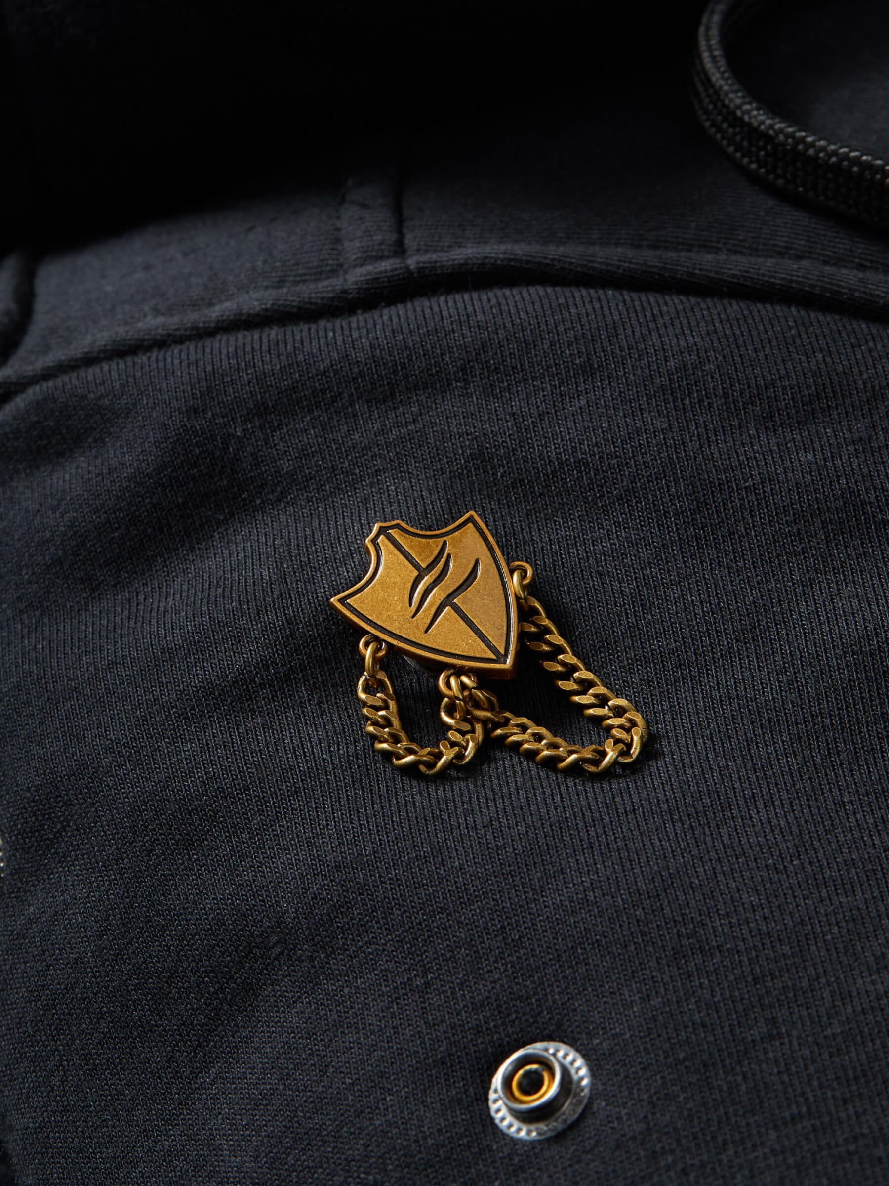 Claw Mark Shield RPG Snap from Patch Notes Apparel in Ancient Gold