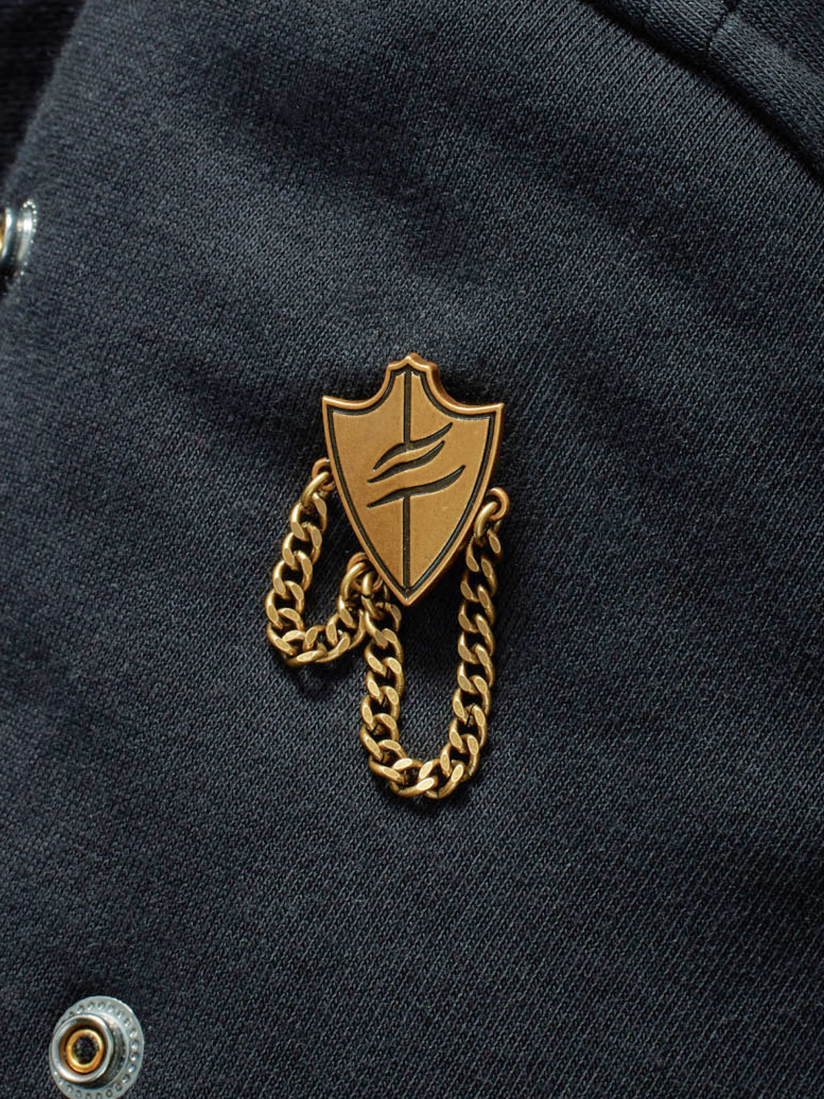 Claw Mark Shield RPG Snap from Patch Notes Apparel in Ancient Gold