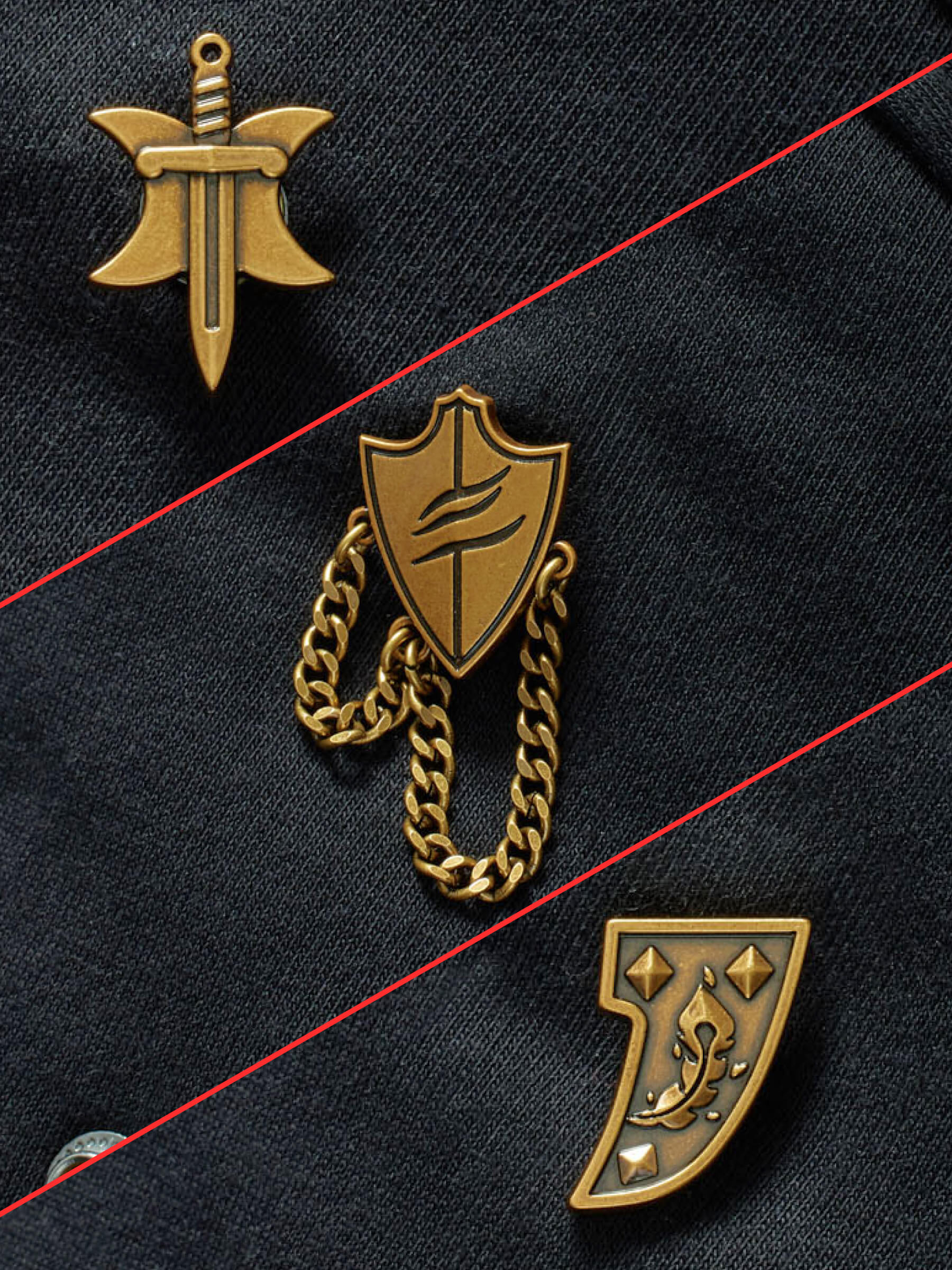 Golden Vow Emblem Set