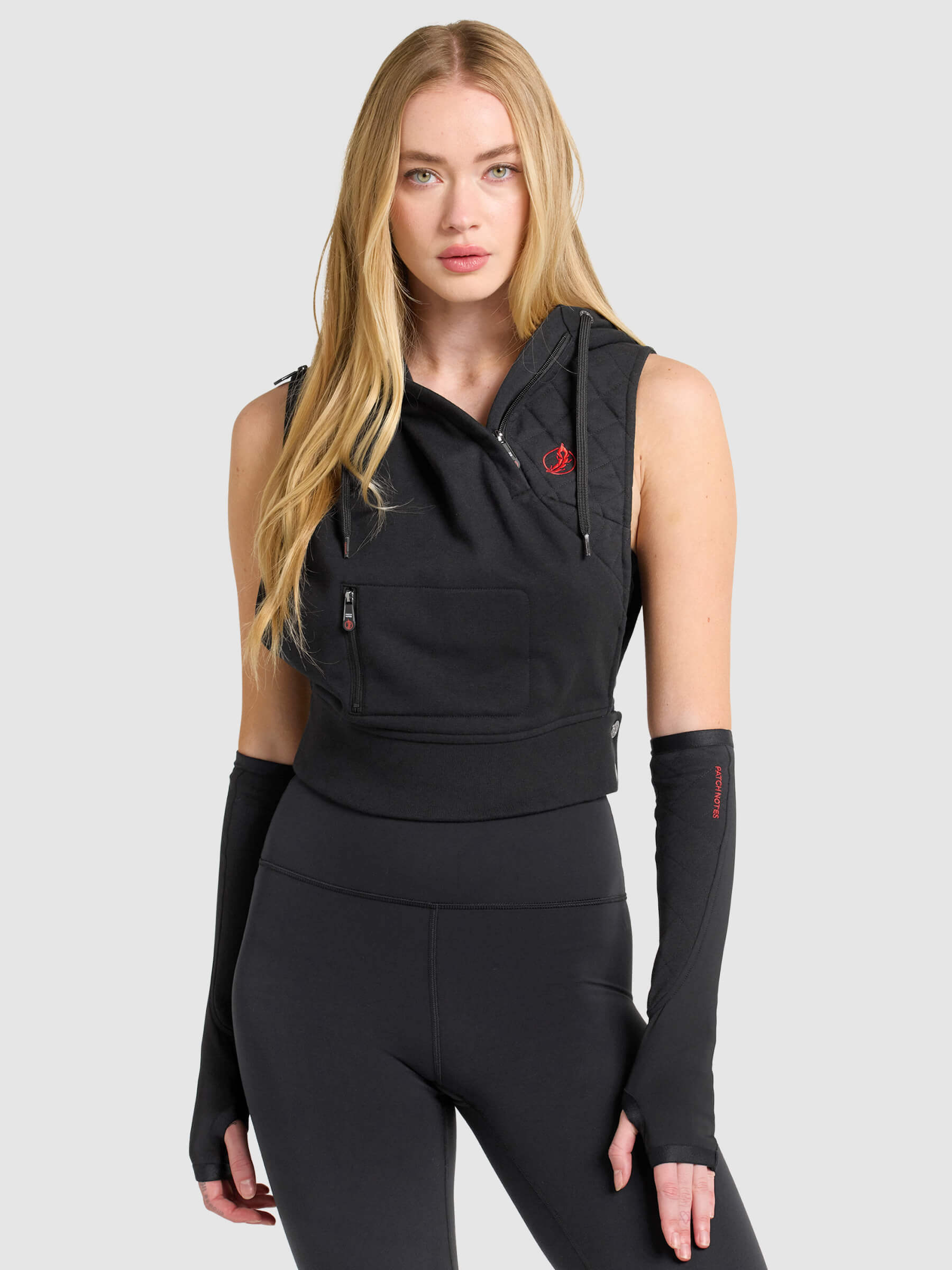 Martialist Sleeveless Hoodie - Patch Notes Apparel