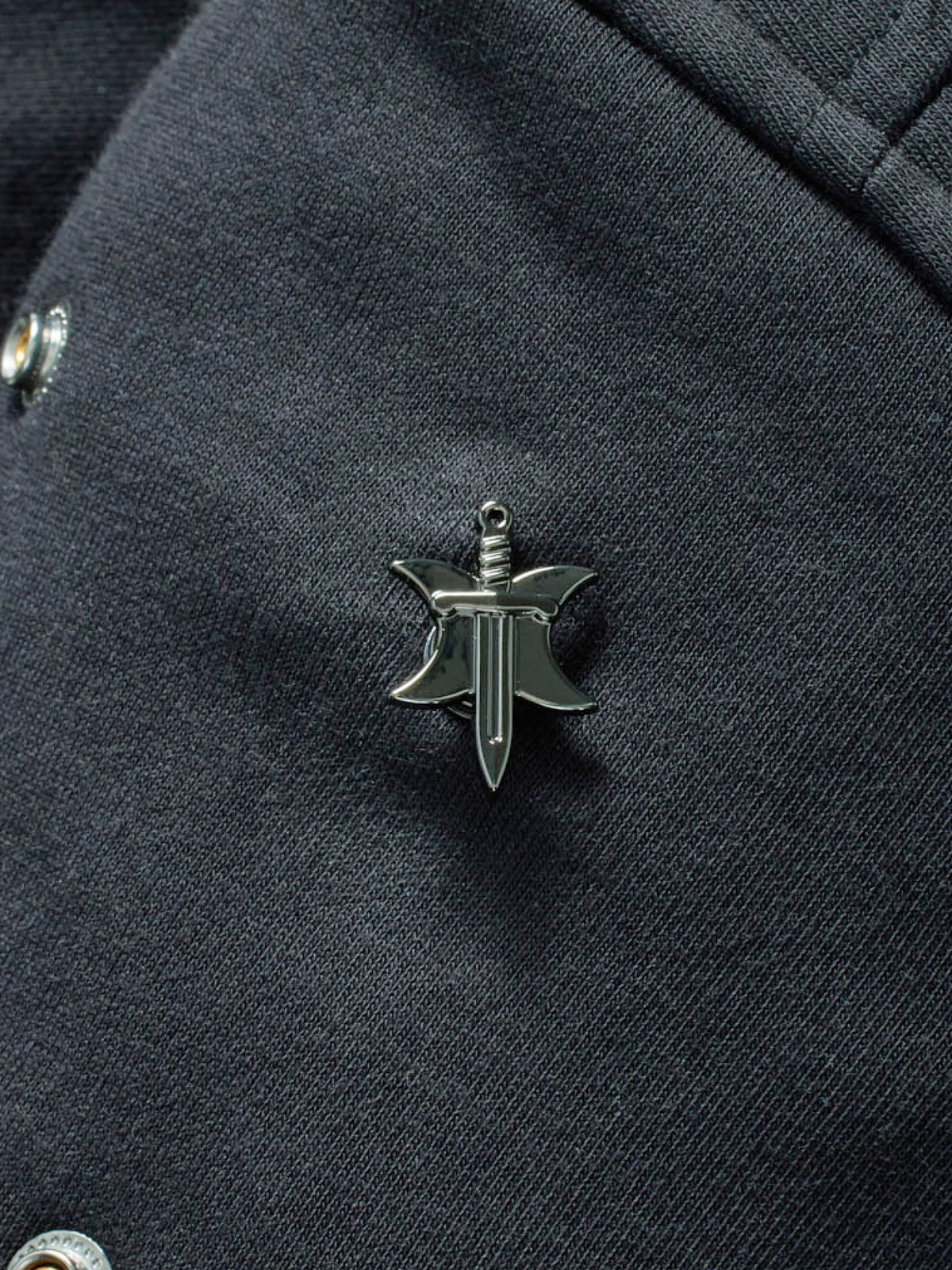 Night Blade RPG Snap from Patch Notes Apparel in Gunmetal Silver