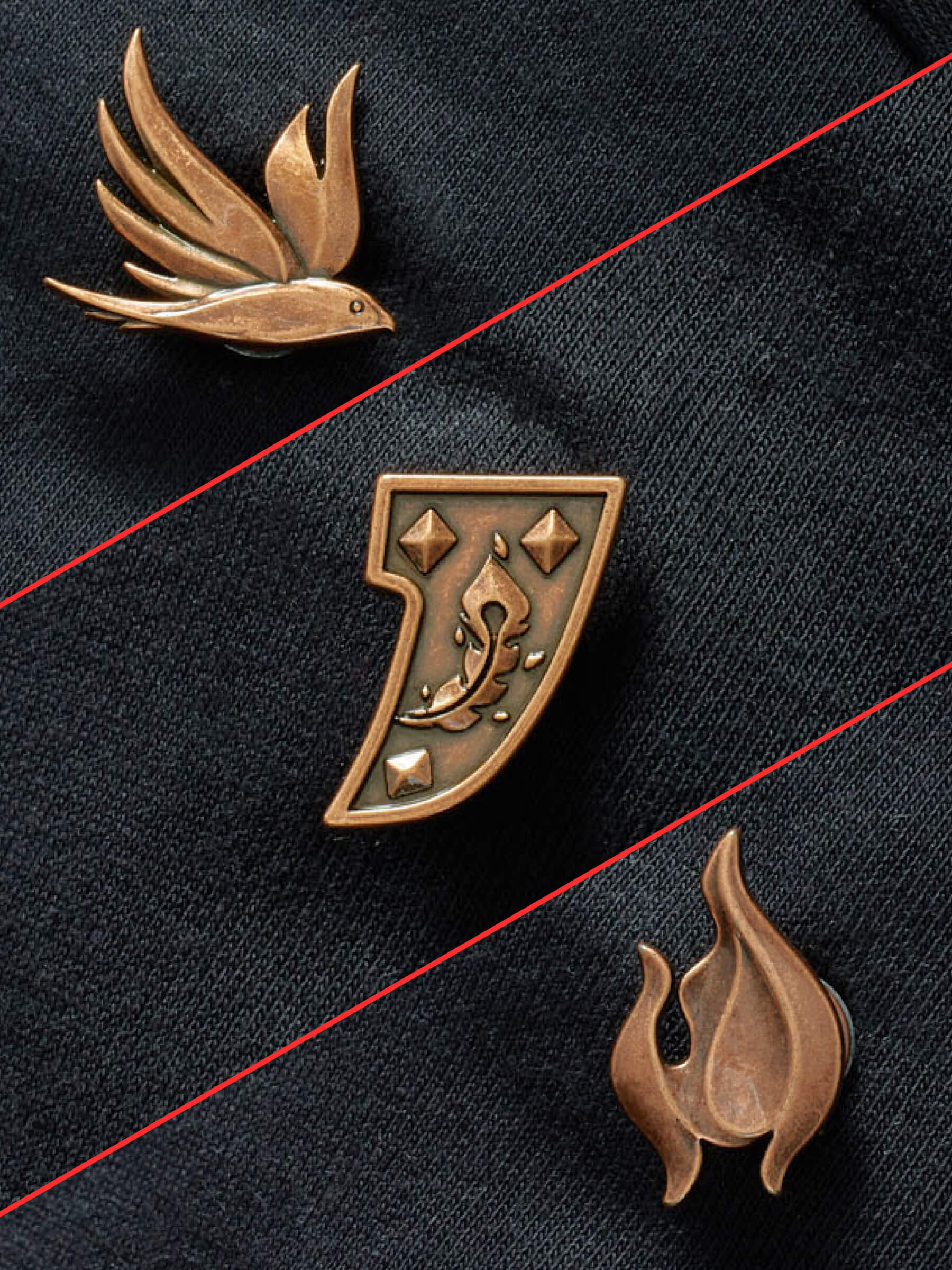 Phoenix Knight Emblem Set