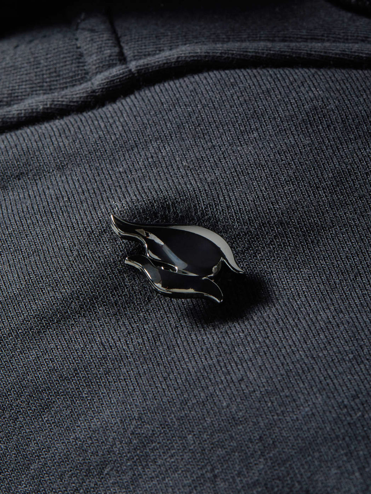 Rising Flames RPG Snap from Patch Notes Apparel in Gunmetal Silver