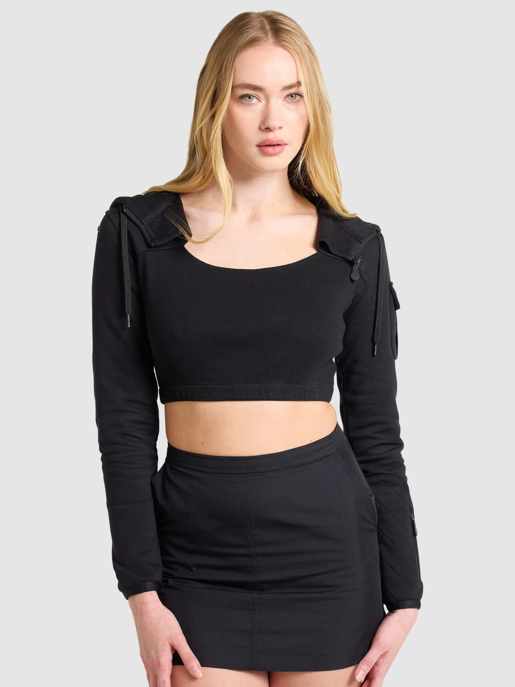 Rogue Cropped Hoodie