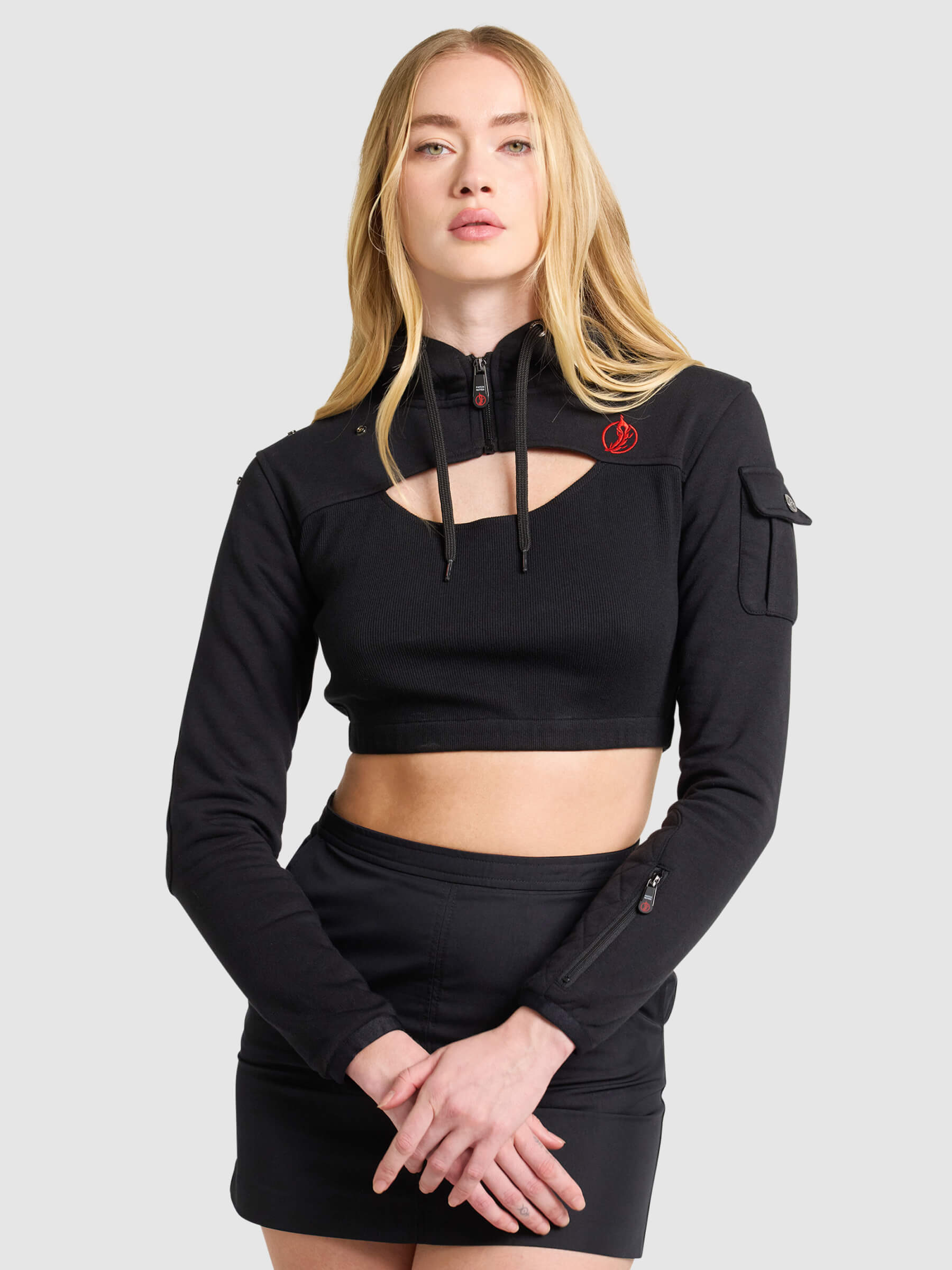 Rogue Cropped Hoodie