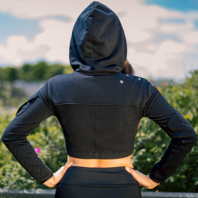 Rogue Cropped Hoodie