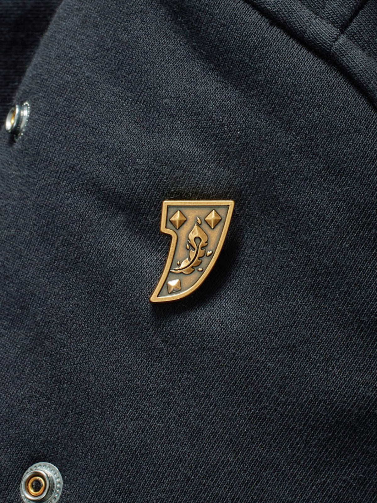 Studded Phoenix Plate RPG Snap from Patch Notes Apparel in Ancient Gold