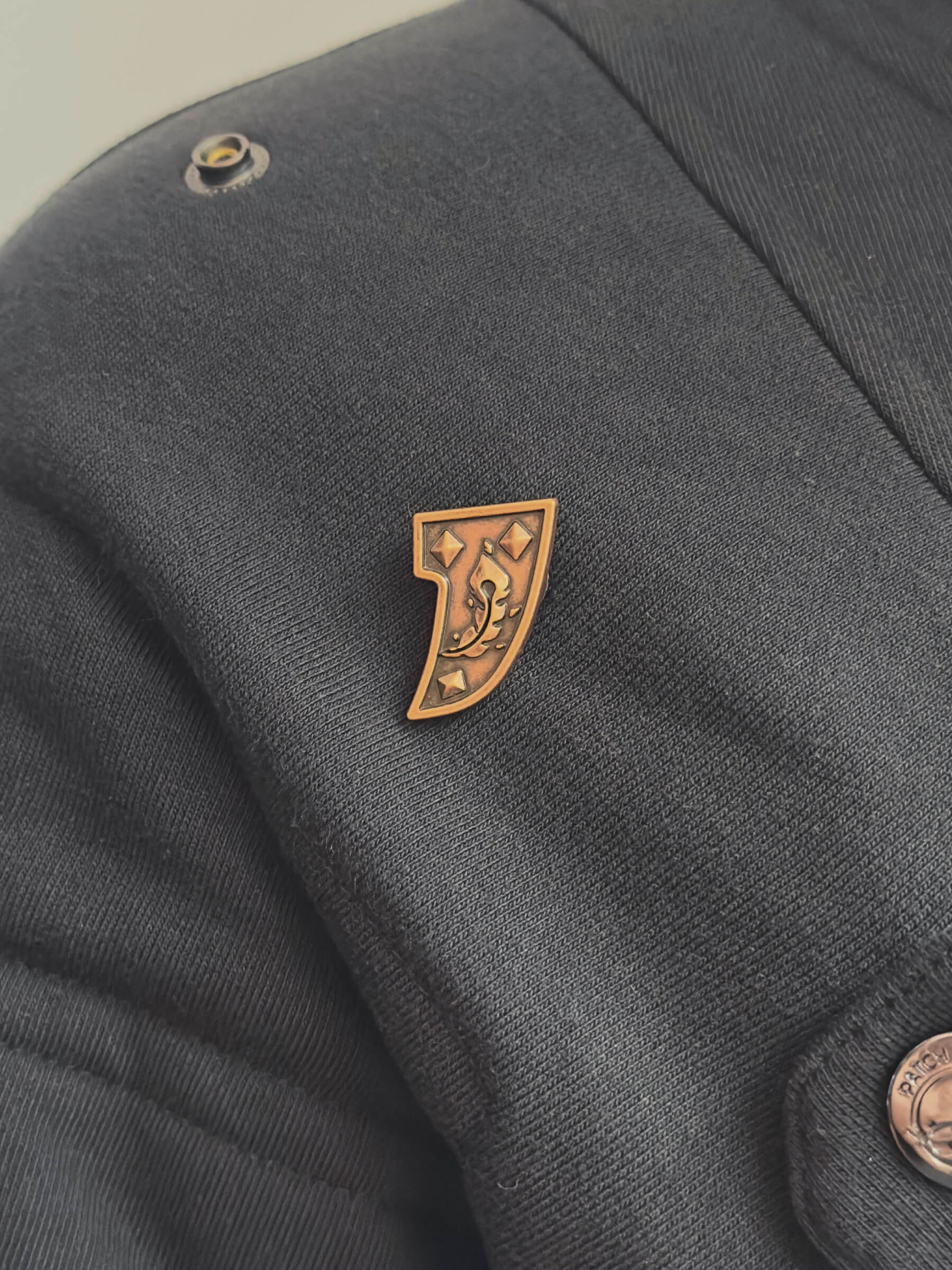 Studded Phoenix Plate Snap - Patch Notes Apparel