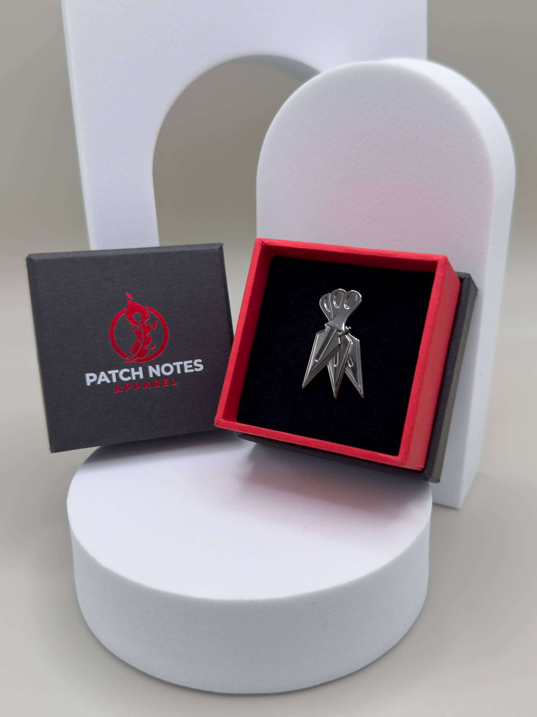 Three Reminders - Rogue Class RPG Snap Jewelry - Gunmetal Color - Patch Notes Apparel
