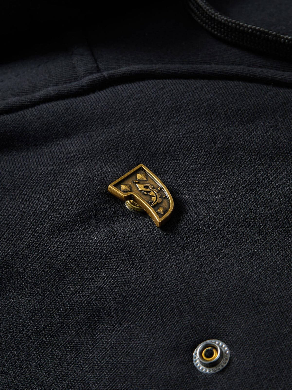Studded Phoenix Plate RPG Snap from Patch Notes Apparel in Ancient Gold